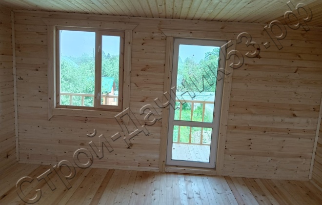 4 Каркасно-щитовой дом Д-124, 6х6м, 63 М², Владимирская область, Кольчугинский район Снт “Орджоникидзе” (11)